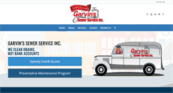 Desktop Screenshot of garvinssewerservice.com