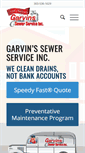 Mobile Screenshot of garvinssewerservice.com